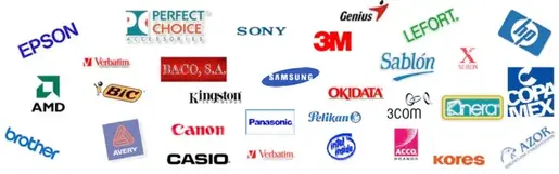 Algunas de las muchas Marcas de papelería que comercializamos en oficimundo